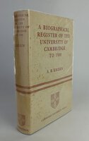 A BIOGRAPHICAL REGISTER OF THE UNIVERSITY OF CAMBRIDGE TO 1500 by EMDEN, A.B.