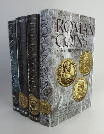 ROMAN COINS AND THEIR VALUES. The Millennium Edition. [In Four Volumes:] by SEAR, David R.