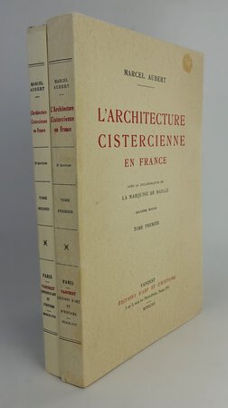 L'ARCHITECTURE CISTERCIENNE EN FRANCE. by AUBERT, Marcel.