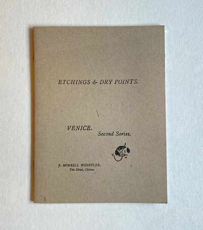 An Exhibition of Etchings Dry Points & Lithographs by James McNeill Whistler by Signed by Eduardo Paolozzi [WHISTLER]