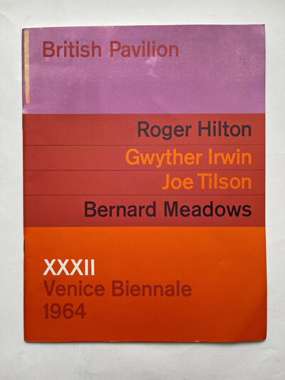 British Pavilion Venice Biennale 1964. Roger Hilton, Gwyther Irwin, Joe Tilson, Bernard Meadows by BOWNESS Alan