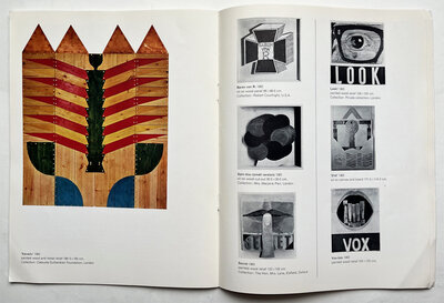 British Pavilion Venice Biennale 1964. Roger Hilton, Gwyther Irwin, Joe Tilson, Bernard Meadows by BOWNESS Alan