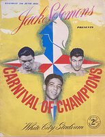 Jack Solomon's presents the 1951 Carnival of Champions for the Festival of Britain. by Boxing and the Festival of Britain [FESTIVAL OF BRITAIN]