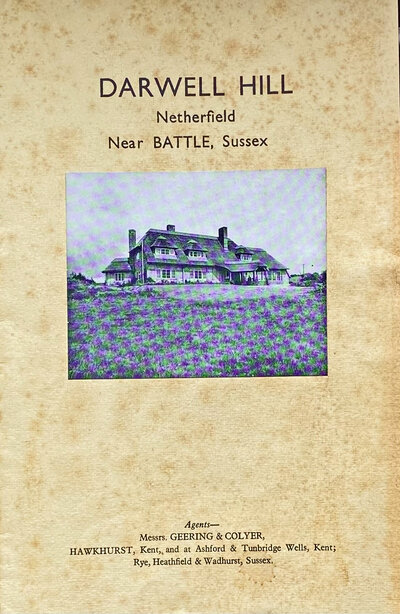Darwell Hill Netherfield near Battle Sussex by HEALS, LONDON Association [DARWELL HILL]