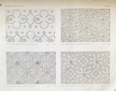 Fibrous Plaster Joinery ,Composition, Ornament by [H.E. GAZE LTD]