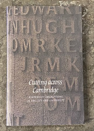 Cutting across Cambridge by Signed by Lida Kindersley KINDERSLEY, Lida & SHERWOOD, Thomas