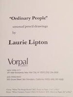 Ordinary People: Drawings by Laurie Lipton, by [LIPTON]
