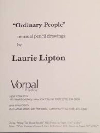 Ordinary People: Drawings by Laurie Lipton, by [LIPTON]