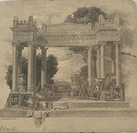 Admission card by STANFIELD, Clarkson [Del] SMITH, William Raymond Fecit]