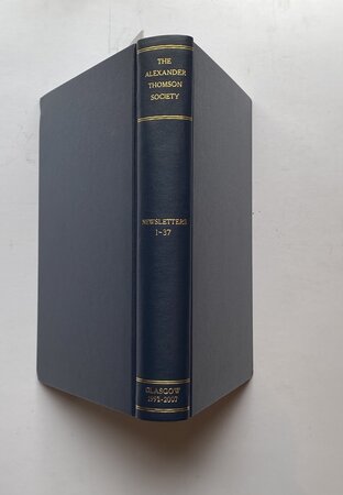 Alexander Thomson Newsletter by [THOMSON] STAMP, Gavin et. al.