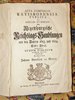 Another image of ACTS OF THE REICHSTAG 1653-1654 / REICHSTAGS=HANDLUNGEN Folio Göttingen 1740 by JOHANN GOTTFRIED von MEIERN