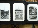 Another image of 1950s FAMILY PHOTO ALBUM w/ 50 SNAPSHOTS in BOATS on BEACH with BIG FISH