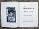 Another image of The Press in Tuscany Alley Announces THE EPHEMERA OF ADRIAN WILSON / a Prospectus with sample leaves by Joyce Lancaster Wilson, Joyce Lancaster Wilson