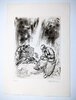 Another image of REACHES OF HEAVEN Fine Printing LIMITED EDITION #90 of 250 SIGNED & NUMBERED by I.B. Singer & Ira Moskowitz - with 24 ETCHINGS by IRA MOSKOWITZ, Each Etching Signed & Numbered by Isaac Bashevis SINGER