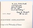 Another image of CARL G. HEMPEL - 3 BOOKS / 2 SIGNED - Noted Logician, Scientist & Philosopher by Carl G. Hempel