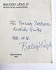 Another image of BALOGH LASZLO **SIGNED & INSCRIBED** ART MONOGRAPH - HUNGARIAN PAINTER by Ferenc Hann / BALOGH LASZLO