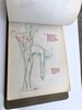 Another image of COLLECTION OF ORIGINAL ANATOMICAL DRAWINGS Handmade 1950 ANATOMY Artists BOOK by Female ART STUDENT Oakland California by Louise Fairbanks Williams