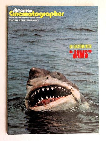 1975 AMERICAN CINEMATOGRAPHER - 10 ISSUES including the Original JAWS Issue - Vintage Filmmaking