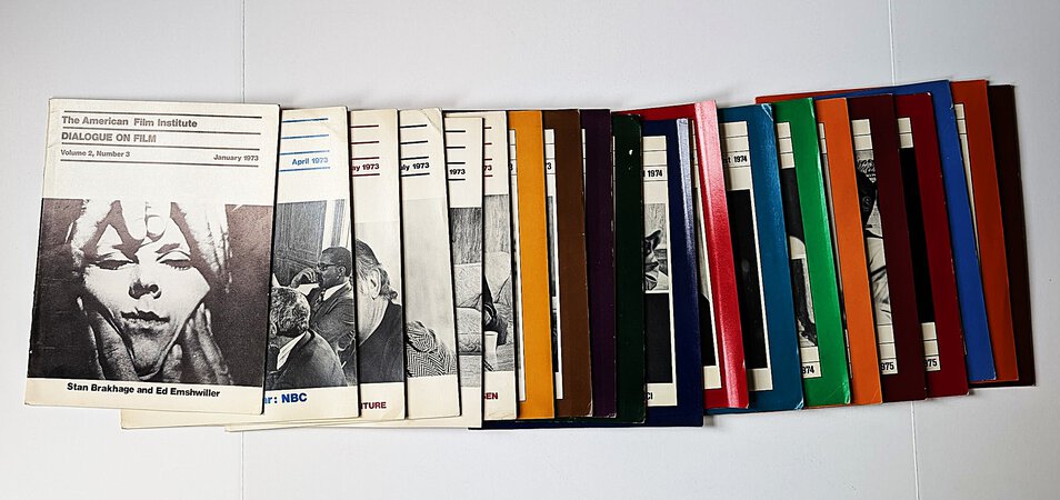 20 Issues DIALOGUE ON FILM American Film Institute 1973-1975 includes the MARTIN SCORSESE Issue - Vintage Cinema