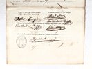 Another image of 1869 SEVEN ORIGINAL CUBAN CHINESE LABOR INDENTURES - Indentured Chinese
