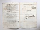 Another image of 1869 SEVEN ORIGINAL CUBAN CHINESE LABOR INDENTURES - Indentured Chinese