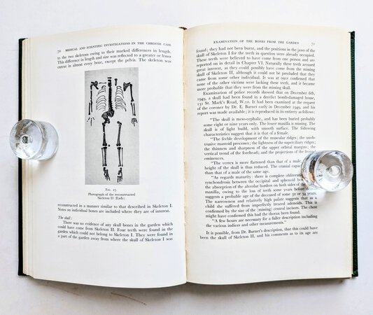 1953 CHRISTIE MURDER CASE - MEDICAL and SCIENTIFIC FORENSIC INVESTIGATIONS by Francis Camps, M.D. - SIGNED & INSCRIBED First Edition by Francis E. Camps