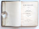 Another image of 1849 SHIRLEY by CURRER BELL [CHARLOTTE BRONTE] Two Volumes, Tauchnitz, Leipzig, Lovely Half-Leather Binding by CURRER BELL psuedonym of CHARLOTTE BRONTE