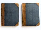 Another image of 1849 SHIRLEY by CURRER BELL [CHARLOTTE BRONTE] Two Volumes, Tauchnitz, Leipzig, Lovely Half-Leather Binding by CURRER BELL psuedonym of CHARLOTTE BRONTE