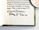 Another image of BIBLIOGRAPHY of BOOKS MADE BY PETER AND DONNA THOMAS - SIGNED by BOTH PETER & DONNA - LIMITED EDITION HANDMADE MINIATURE BOOK #157/200 by Peter and Donna Thomas