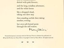 Another image of MARY OLIVER *SIGNED* BROADSIDE - SUMMER POEM - Da Capo Press 2002 by Mary Oliver