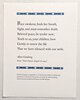 Another image of ALLEN GINSBERG BROADSIDE - PEACE AWAKENS - Da Capo Press 2006 by Allen Ginsberg