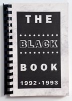 THE BLACK BOOK 1992-1993 San Francisco LGBTQ+ Queer Leather Alternative Sexual Directory 1st Issue by Bill Brent