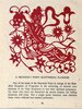 Another image of ABUNDANCE OF ALL 1949 Vintage Chinese Festival Decorations 36 Original Red Paper Cut-Out Silhouettes by Alfred Koehn
