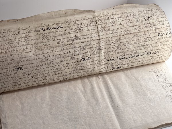 MANUSCRIPT ACCOUNT OF MAN WHO LOST HIS FORTUNE DUE TO ADDICTION 1691 by Christopher Pettie [Petty]