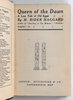 Another image of QUEEN OF THE DAWN A Love Tale of Old Egypt 1925 by H. Rider Haggard