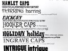 Another image of RARE 1960s San Francisco Typography Specimen Catalogue CUSTOM PHOTOLETTERING ALPHABETS by Timely Typography [Letterform] [Alphabet Type Specimens]