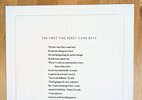 Another image of MARY OLIVER SIGNED BROADSIDE - FIRST TIME PERCY CAME BACK Ode to Her Beloved Deceased Dog - Limited Edition 1/500 by Mary Oliver