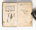 Another image of RARE EARLY AMERICAN BOOKSELLERS TICKET / BOOKPLATE in Voltaire's EMPIRE OF CHARLEMAGNE 1755 by Voltaire