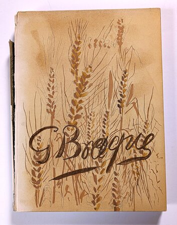THE INTIMATE SKETCHBOOKS OF GEORGES BRAQUES with 20 STUNNING COLOR LITHOGRAPHS by Text by Will Grohmann and Antoine Tudal, and with an Appreciation by Rebecca West