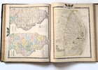 Another image of 1876 ATLAS OF THE STATE OF ILLINOIS w/ 119 LITHOGRAPHED COLOR MAPS + MANY PLATES by Warer & Beers