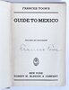Another image of Vintage FRANCES TOOR'S GUIDE TO MEXICO with Maps and Photographs SIGNED by AUTHOR by Frances Toor