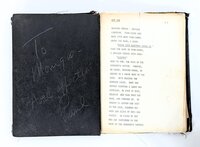 1959 UNITED STATES STEEL HOUR - ORIGINAL SCRIPT for the LIVE BROADCAST of A TASTE OF CHAMPAGNE - SIGNED & INSCRIBED by Paul Bogart, Monique van Vooren, Robert Van Scoyk