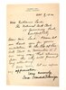 Another image of 1920 SARA TEASDALE MANUSCRIPT LETTER written at CROMWELL HALL SANITARIUM by SARA TEASDALE
