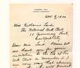Another image of 1920 SARA TEASDALE MANUSCRIPT LETTER written at CROMWELL HALL SANITARIUM by SARA TEASDALE