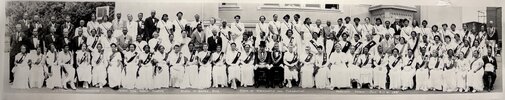 Another image of Two Rare Photos of AFRICAN AMERICAN Fraternal Organizations PRINCE HALL FREEMASONS and WOMEN'S ORDER of the EASTERN STAR by Theodore Mentzer [Photographer]