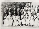 Another image of Two Rare Photos of AFRICAN AMERICAN Fraternal Organizations PRINCE HALL FREEMASONS and WOMEN'S ORDER of the EASTERN STAR by Theodore Mentzer [Photographer]