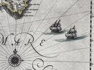 Another image of ENGRAVED 1664 HAND COLORED FOLIO MAP OF ITALY CALABRIA ULTRA Olim Altera Magnæ Græciæ Pars. Original 17th century hand colored leaf from Jan Blaeu's Grooten Atlas, Dutch edition of the iconic ATLAS MAIOR by Jan Blaeu [Cartographer]