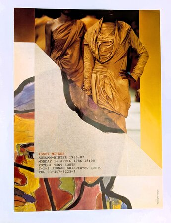 ISSEY MIYAKE FASHION EVENT 14 APRIL 1986 YOYOGI TENT SOUTH, TOKYO Rare Promo by Issey Miyake