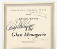 Another image of 1949 THE GLASS MENAGERIE PROGRAM - SIGNED by KURT WEILL, HELEN HAYES, JULIE HARRIS, RODDY MCDOWALL, MAXWELL ANDERSON, and Others - A Renowned Rockland Summer Theatre Benefit Performance by Tennessee Williams