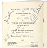 Another image of 1949 THE GLASS MENAGERIE PROGRAM - SIGNED by KURT WEILL, HELEN HAYES, JULIE HARRIS, RODDY MCDOWALL, MAXWELL ANDERSON, and Others - A Renowned Rockland Summer Theatre Benefit Performance by Tennessee Williams